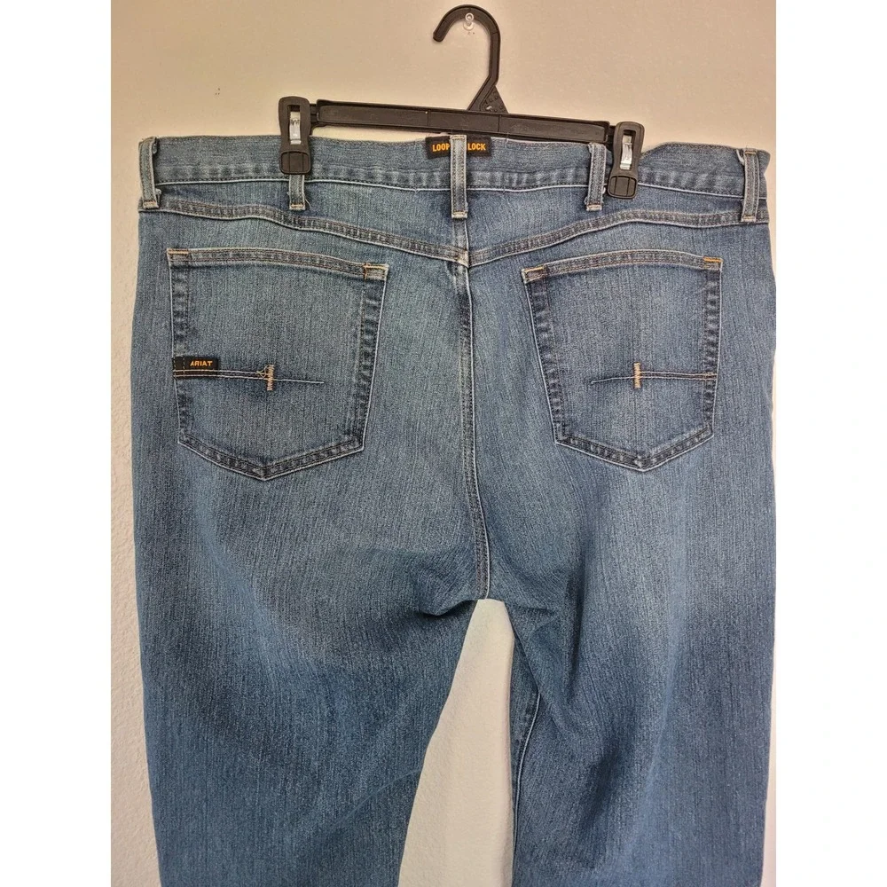 Ariat Rebar M4 Low Rise Boot Cut Jeans Denim Men's Size 40x32 #14‎